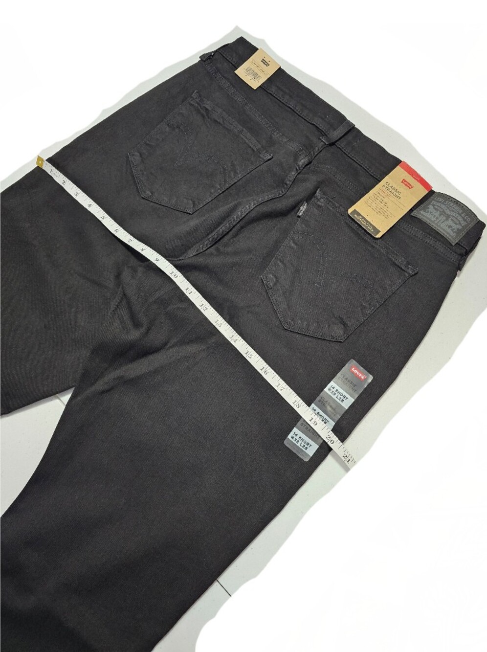 NWT Levis Classic Straight Hypersoft Mid-Rise Womens Jeans Size 14 - Picture 7 of 15